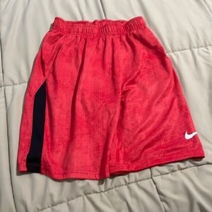 Boys red Nike shorts XL